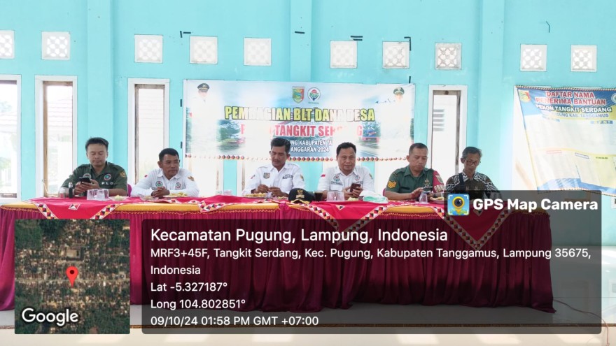 Pembagian BLT Dana Desa Tahap IV Tahun Anggaran 2024 di Pekon Tangkit Serdang Artikel: